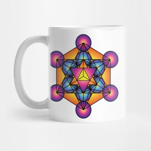 Metatron's Cube Merkaba Mug